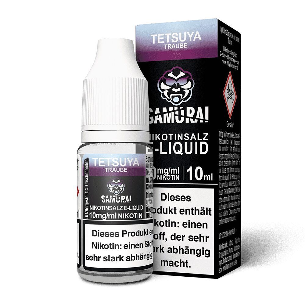 Samurai Nikotinsalz Liquids | Intensiver Geschmack Samurai Nikotinsalz Liquids | Intensiver Geschmack