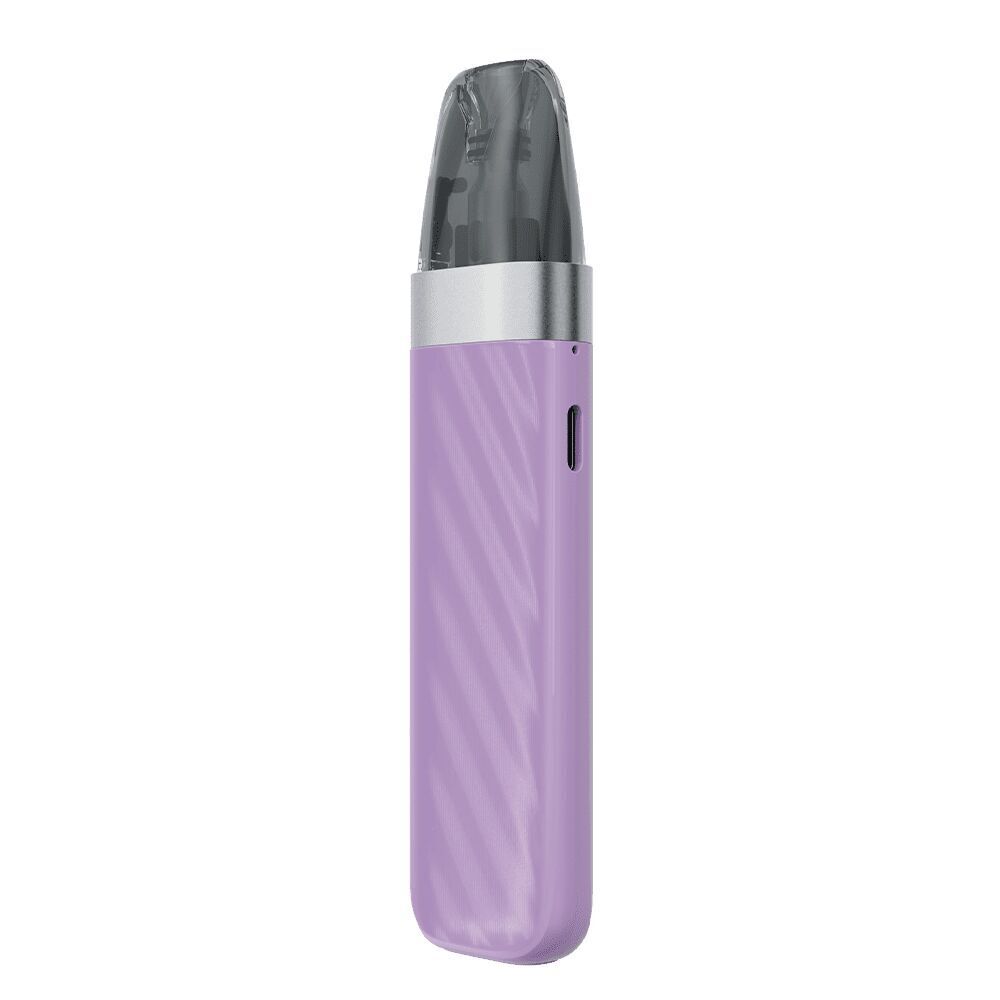 Voopoo Argus Z2 Pod Kit - Lavender Lila Voopoo Argus Z2 Pod Kit mit glänzender Oberfläche und silbernem Detail, klarer Pod oben sichtbar, USB-Anschluss seitlich.
