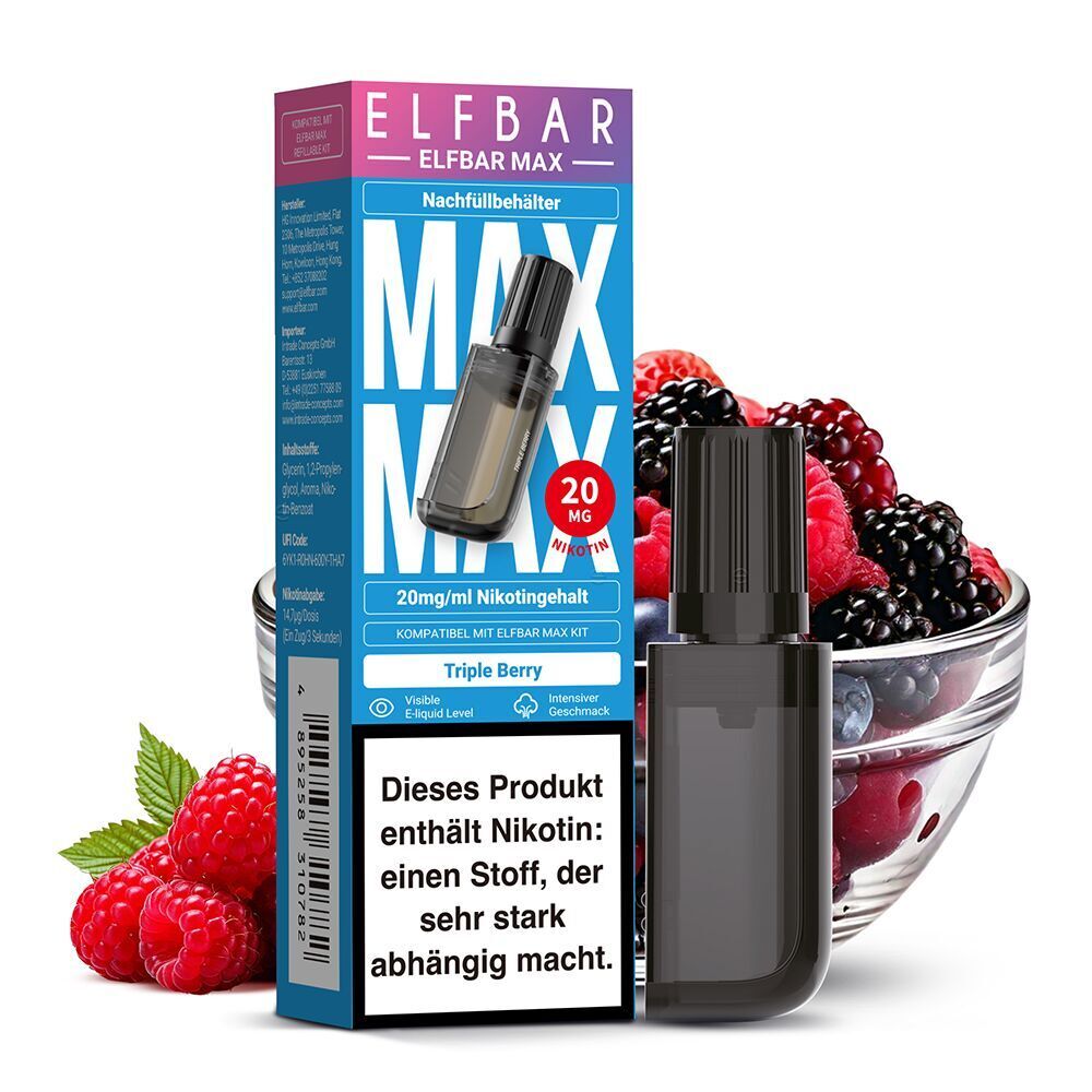 Elfbar Max Pod Triple Berry 20mg gnstig kaufen! Elfbar Max Pod Triple Berry 20mg gnstig kaufen!