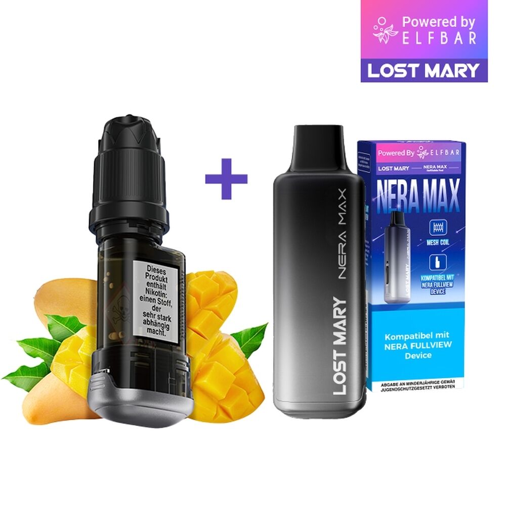 Lost Mary Nera Max 15K Pods - 20mg Nikotinsalz Lost Mary Nera Max 15K Pods - 20mg Nikotinsalz