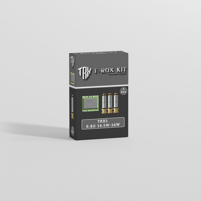 T-Rox Verdampferköpfe 0,8 Ohm T-Rox Verdampferköpfe 0,8 Ohm