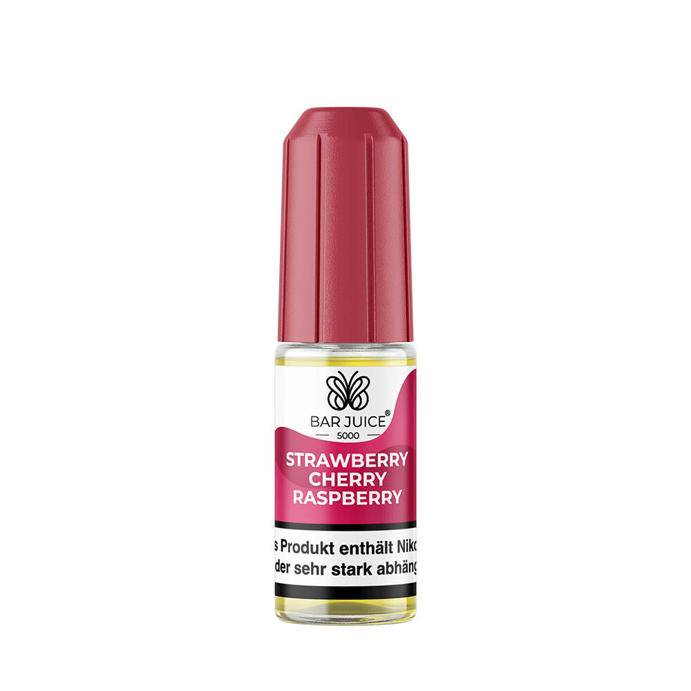 Bar Juice 5000 Nikotinsalz Liquid - Strawberry Cherry Raspberry
