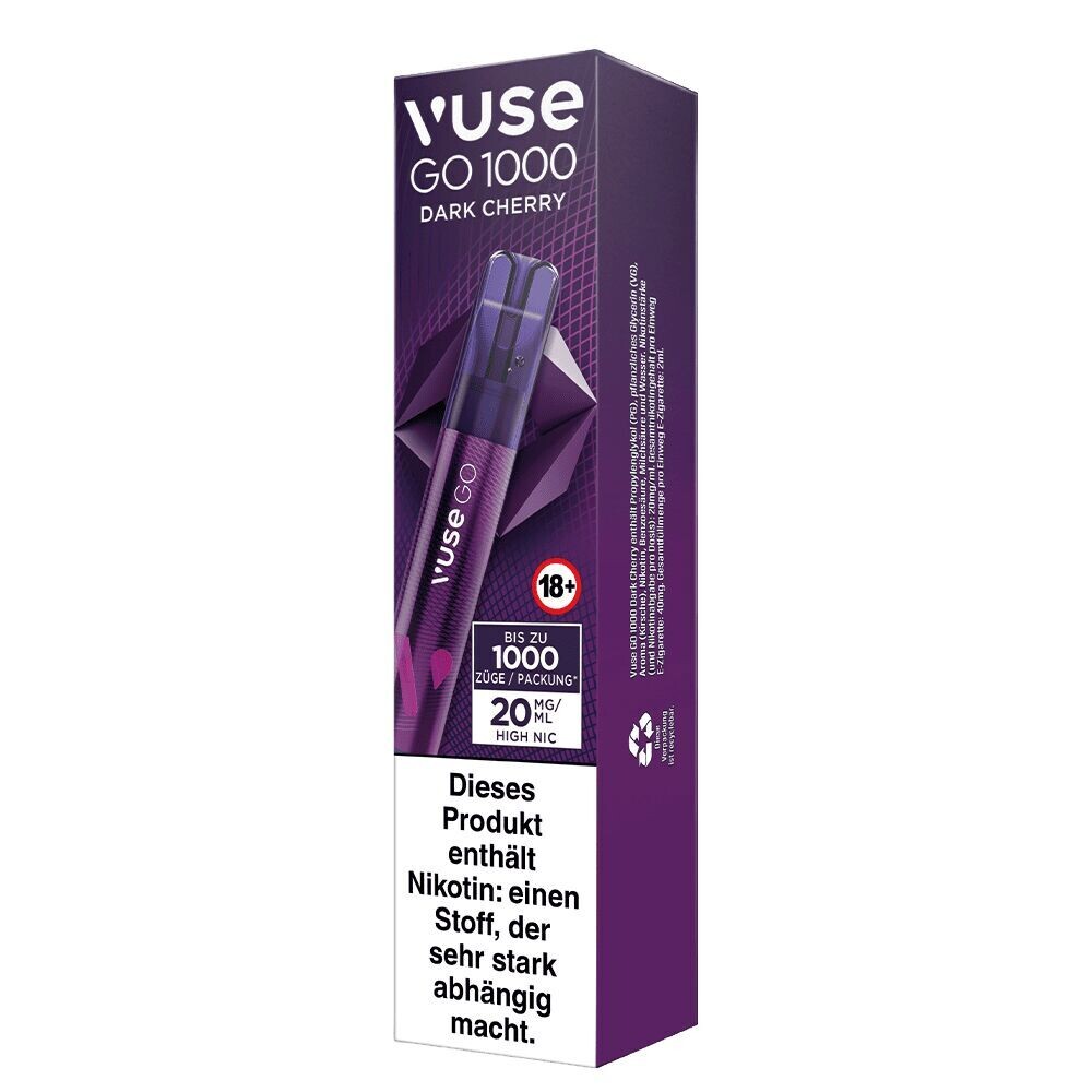 Dark Cherry 20mg - Vuse GO 1000 Einweg