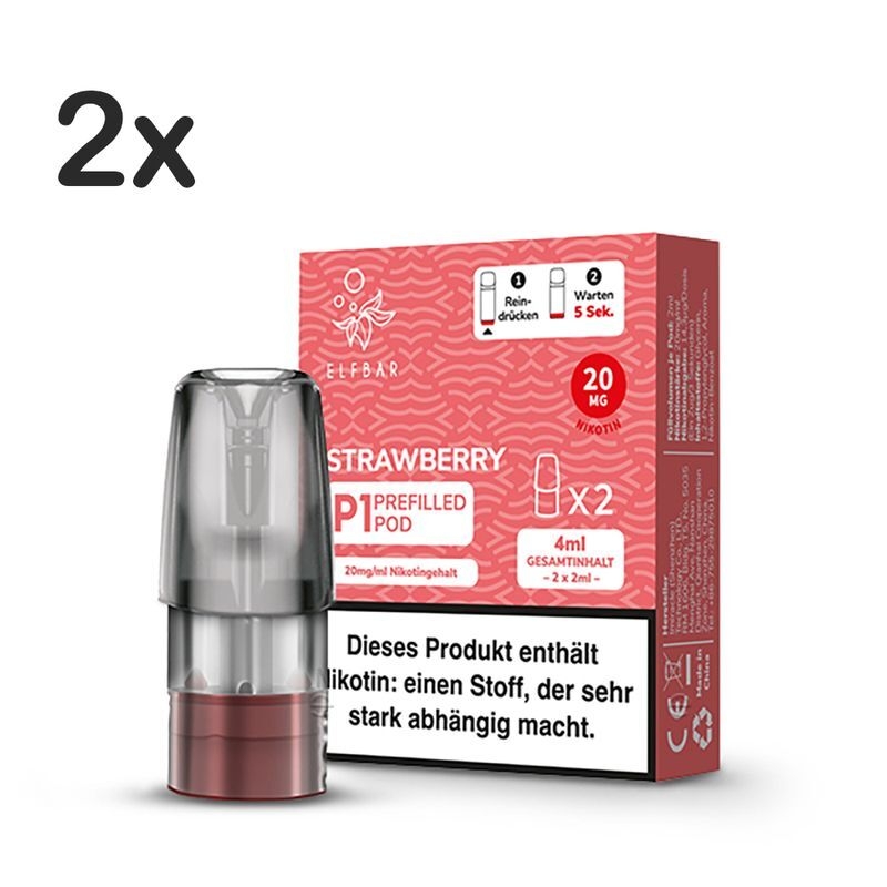 Elfbar Mate 500 P1 Pods - alle Sorten - Mit Nikotin, Flasche