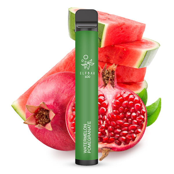 Elfbar 600 E-Shisha Watermelon Pomegrenate mit 20mg Nikotin