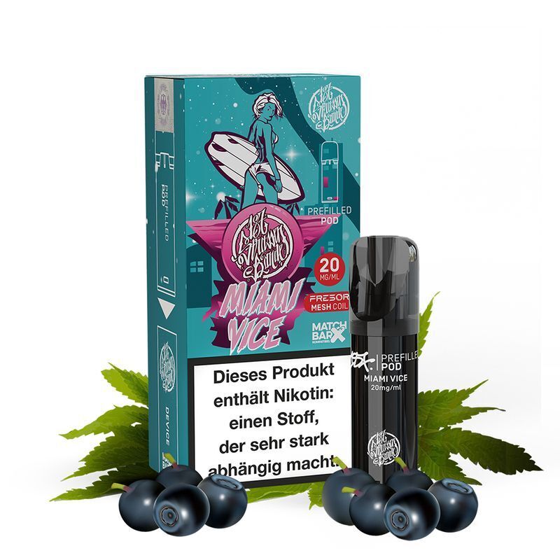 187 Miami Vice Pod Prefilled | 20 mg Nikotinsalz kaufen 187 Miami Vice Pod Prefilled | 20 mg Nikotinsalz kaufen