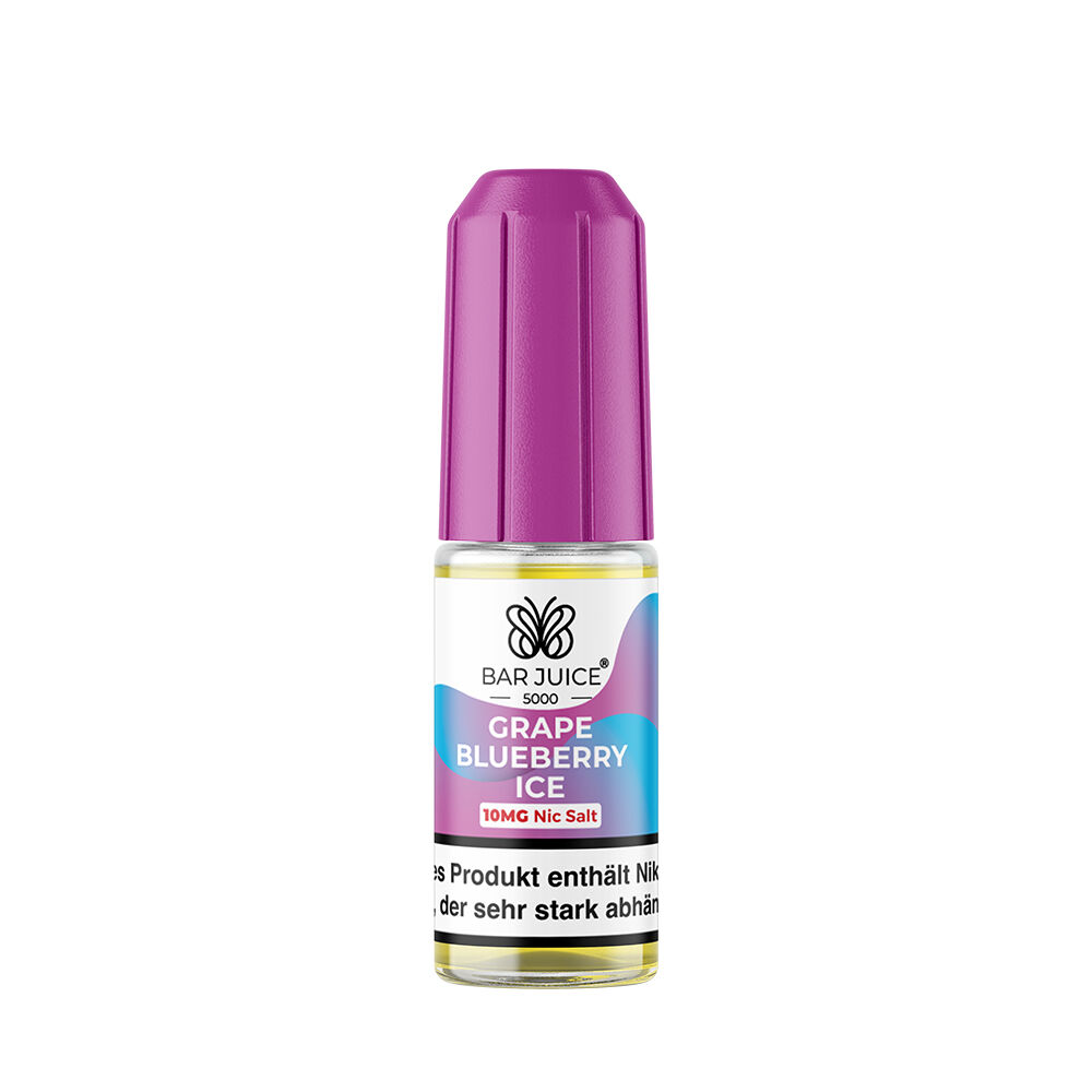 Bar Juice 5000 Nikotinsalz Liquid - Grape Blueberry Ice Bar Juice 5000 Nikotinsalz Liquid - Grape Blueberry Ice
