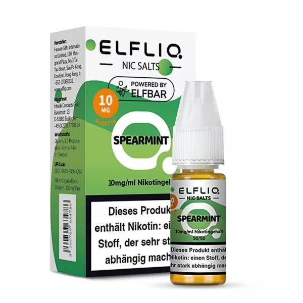 Liquid Spearmint Elfliq by Elfbar mit 10mg Nikotin