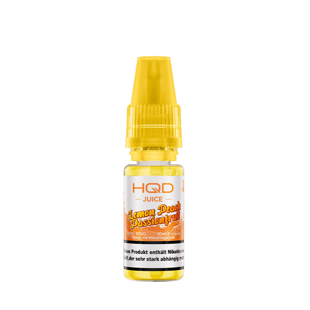 HQD Juice Nikotinsalz Liquid - Lemon Peach Passionfruit 18mg