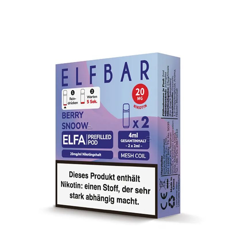 Blueberry Snow Pods für Elfa von Elf Bar Prefilled Pods