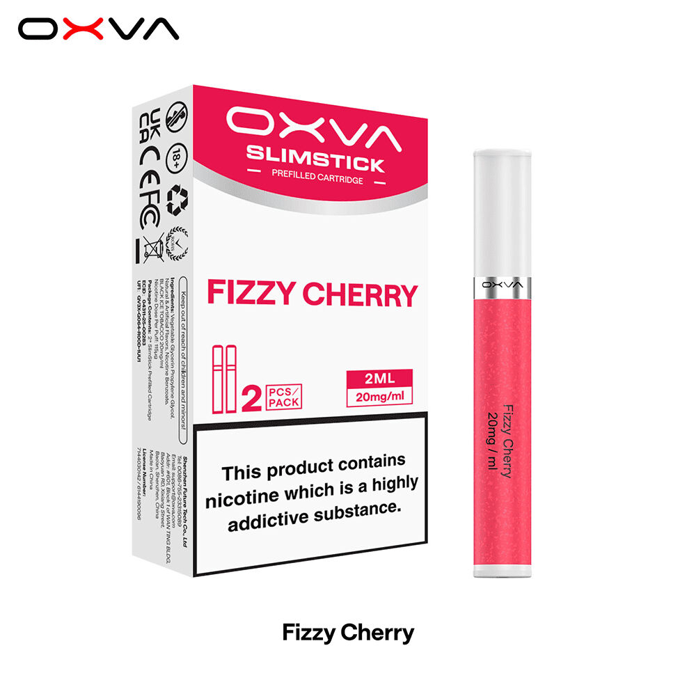 SLI114_2 Oxva Slimstick Pods - Fizzy Cherry 20mg