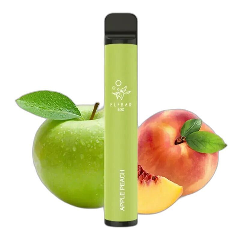 Elfbar 600 E-Shisha Apple Peach mit 20mg Nikotin