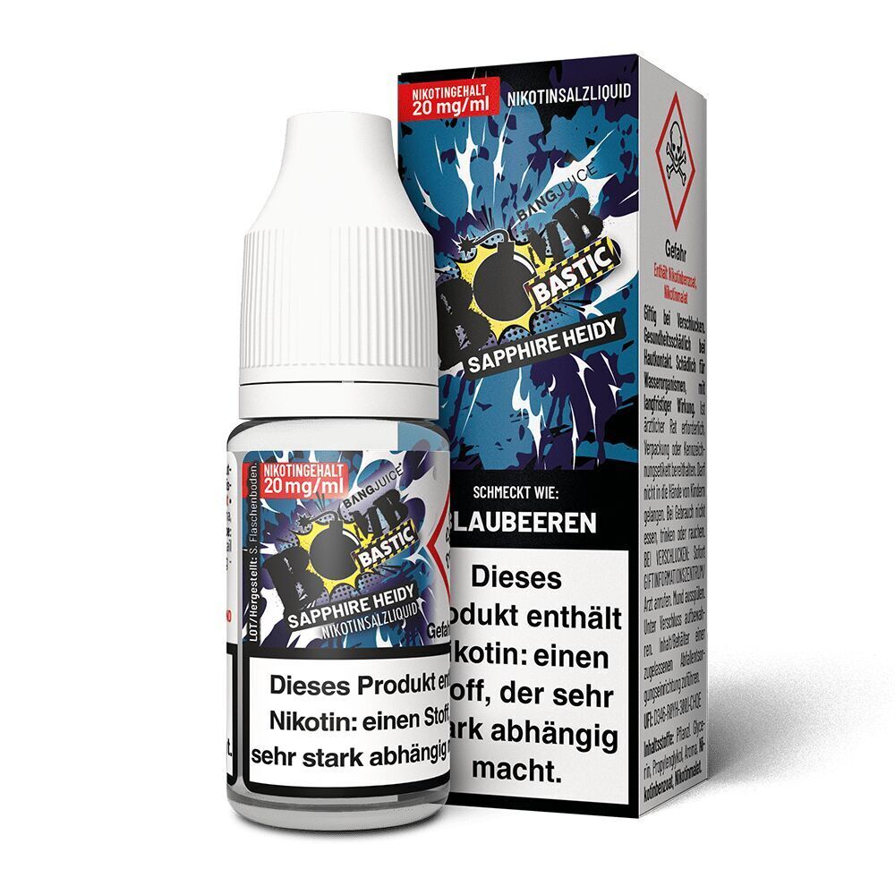 Liquid Bomb Bastic Sapphire Heidy 20mg Nikotin von Bang Juice