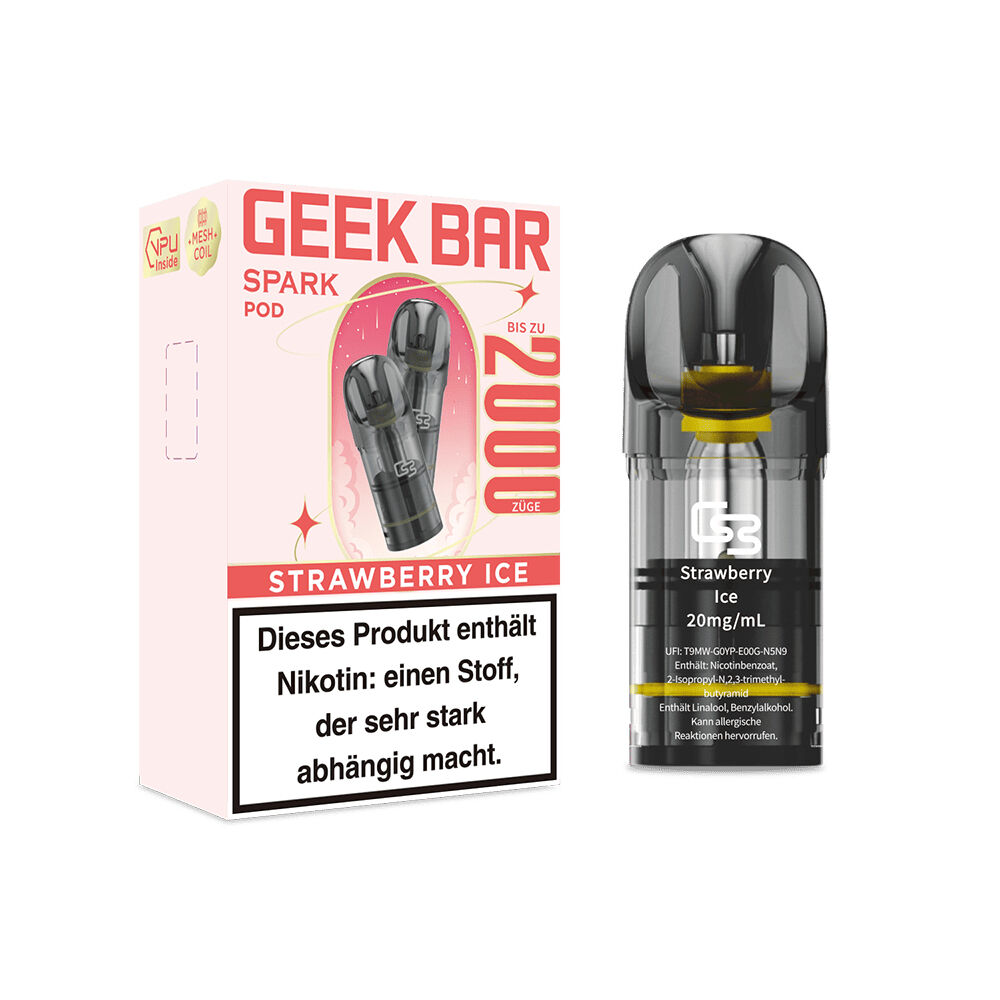 Geek Bar Pods - 20mg Nikotinsalz Geek Bar Pods - 20mg Nikotinsalz
