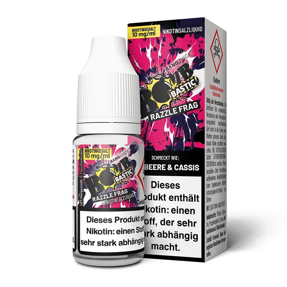 Liquid Bomb Bastic Razzle Frag 10mg Nikotin von Bang Juice