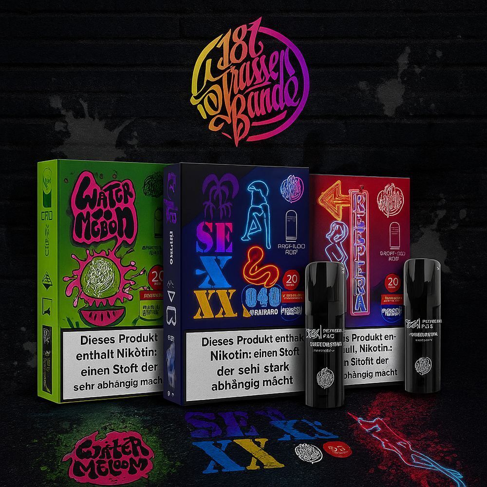 187 Strassenbande Pods 20mg Vorbefllte Vape Pods kaufen 187 Strassenbande Pods 20mg Vorbefllte Vape Pods kaufen