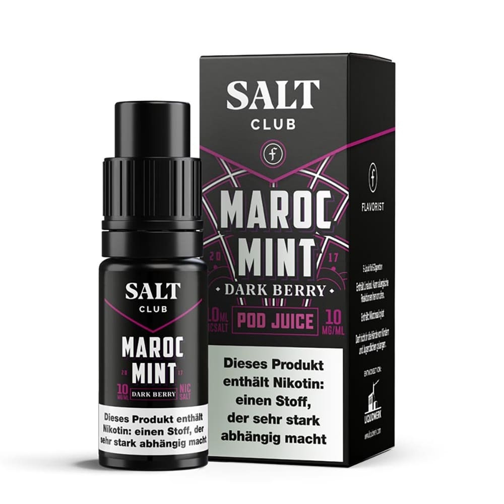 Liquid Maroc Mint Dark Berry von Flavorist Salt Club Liquid Maroc Mint Dark Berry von Flavorist Salt Club