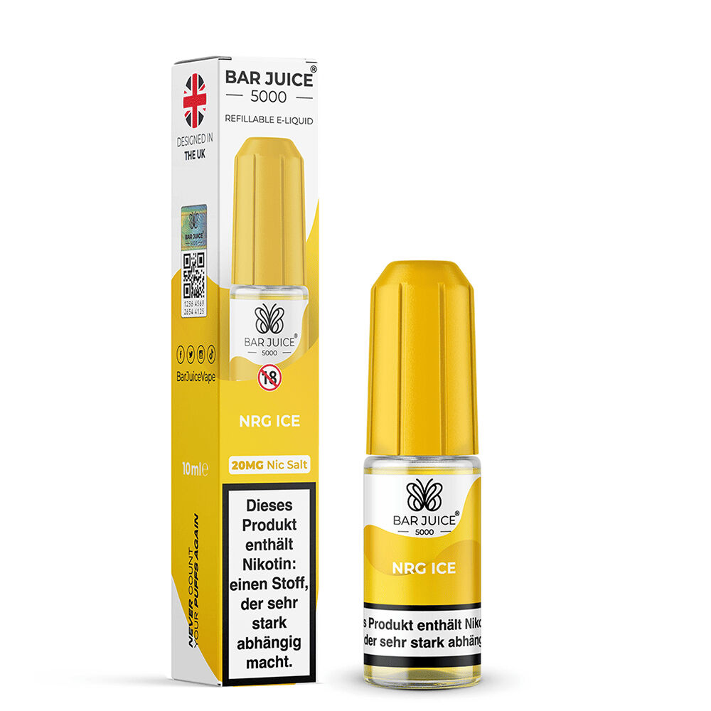 Bar Juice 5000 Nikotinsalz Liquid - NRG Ice Bar Juice 5000 Nikotinsalz Liquid - NRG Ice